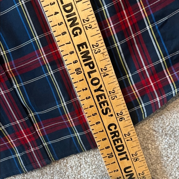 UNTUCKit for her Sadie Plaid Button Down Blouse Top Size 8 - Picture 6 of 7